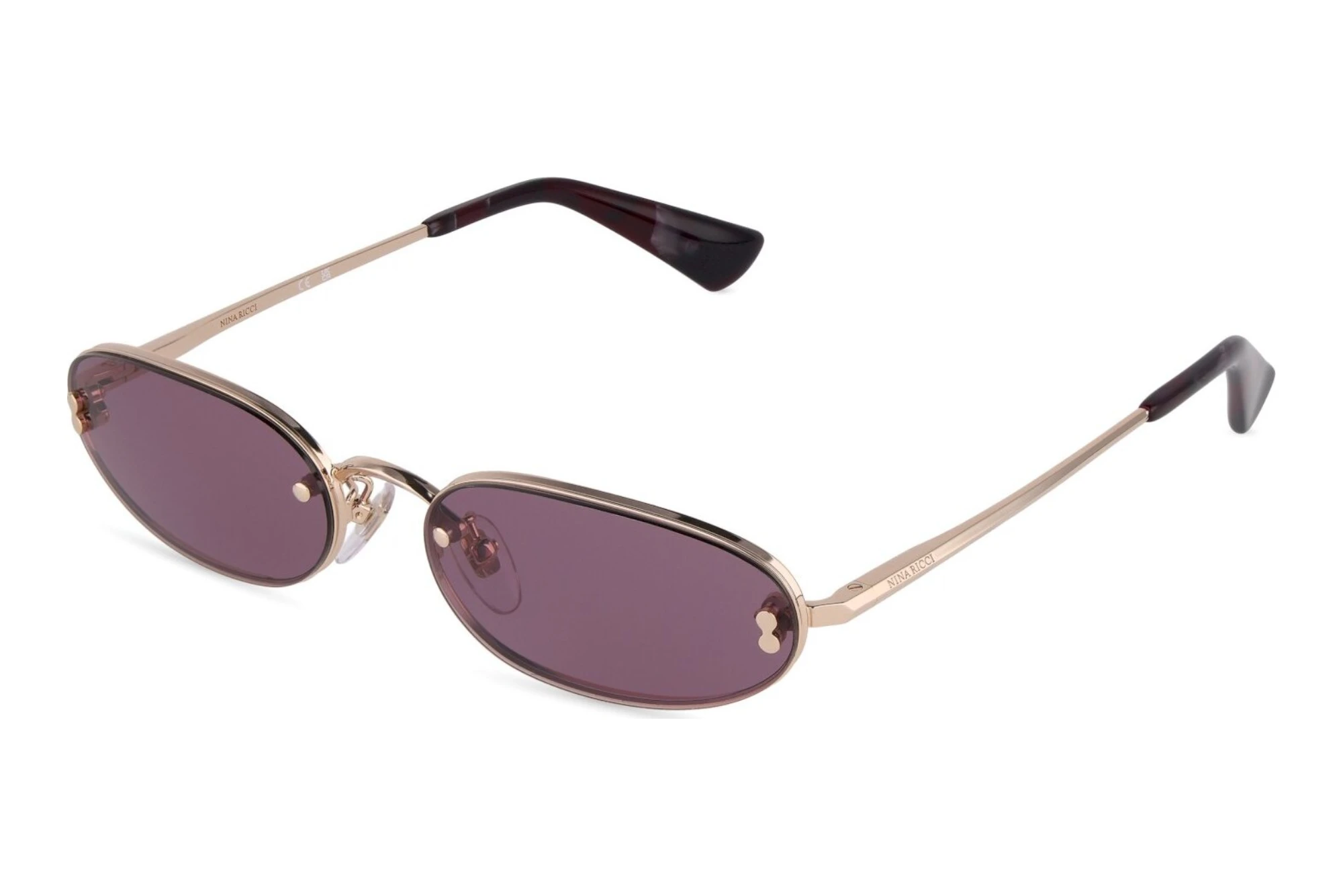 Nina Ricci   SNR492 300K VIOLETSHINY ROSE GOLD