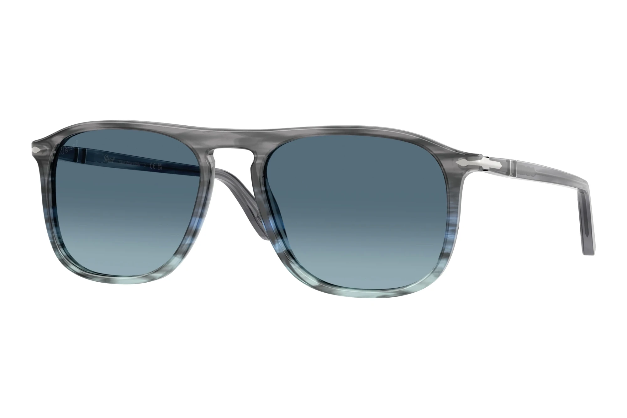 Persol   PO3392S 1205Q8 Azure Gradient BlueStriped Grey
