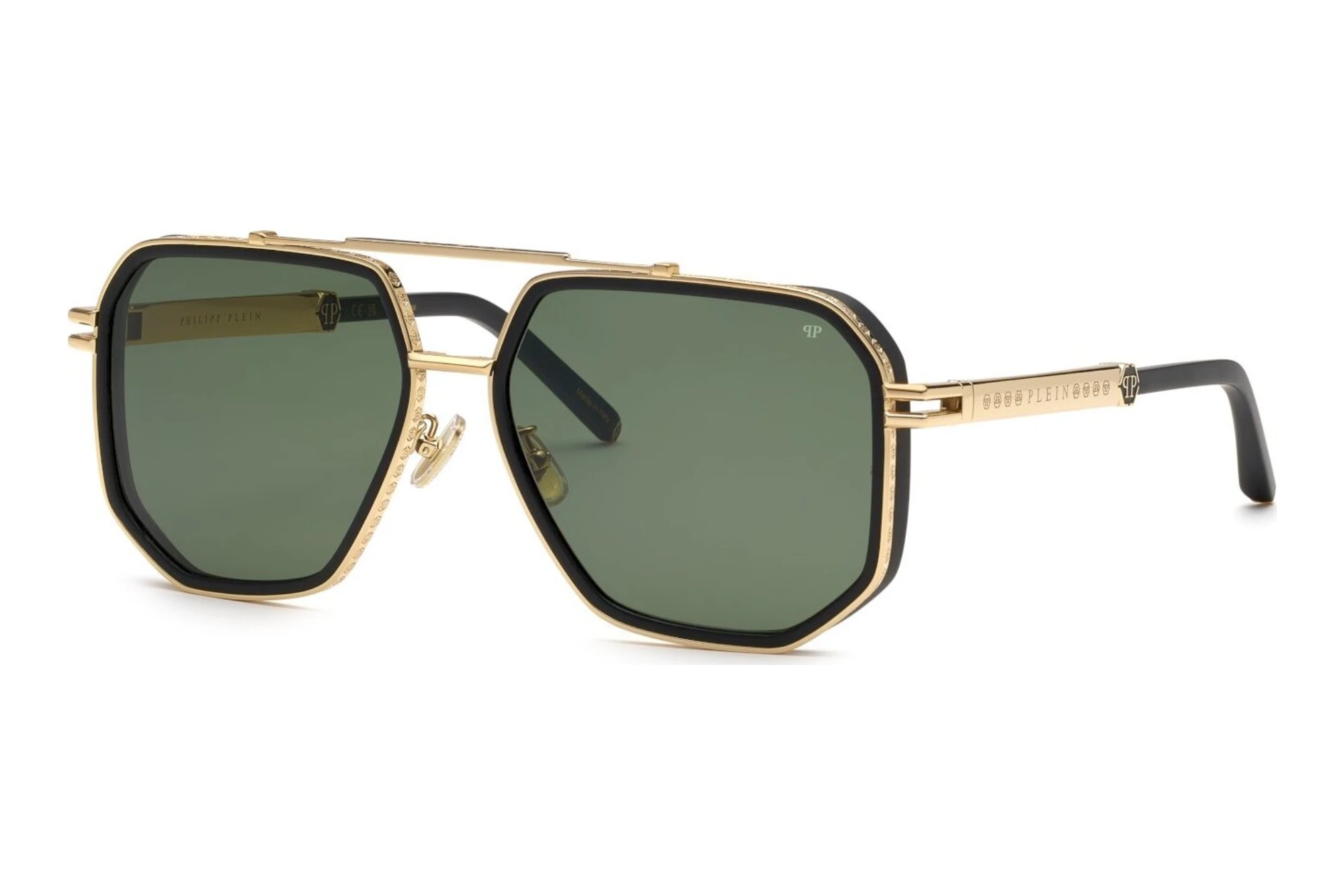 Philipp Plein   SPP187M 0302 GREENROSE GOLD WITH SEMI MATT BLACK PARTS