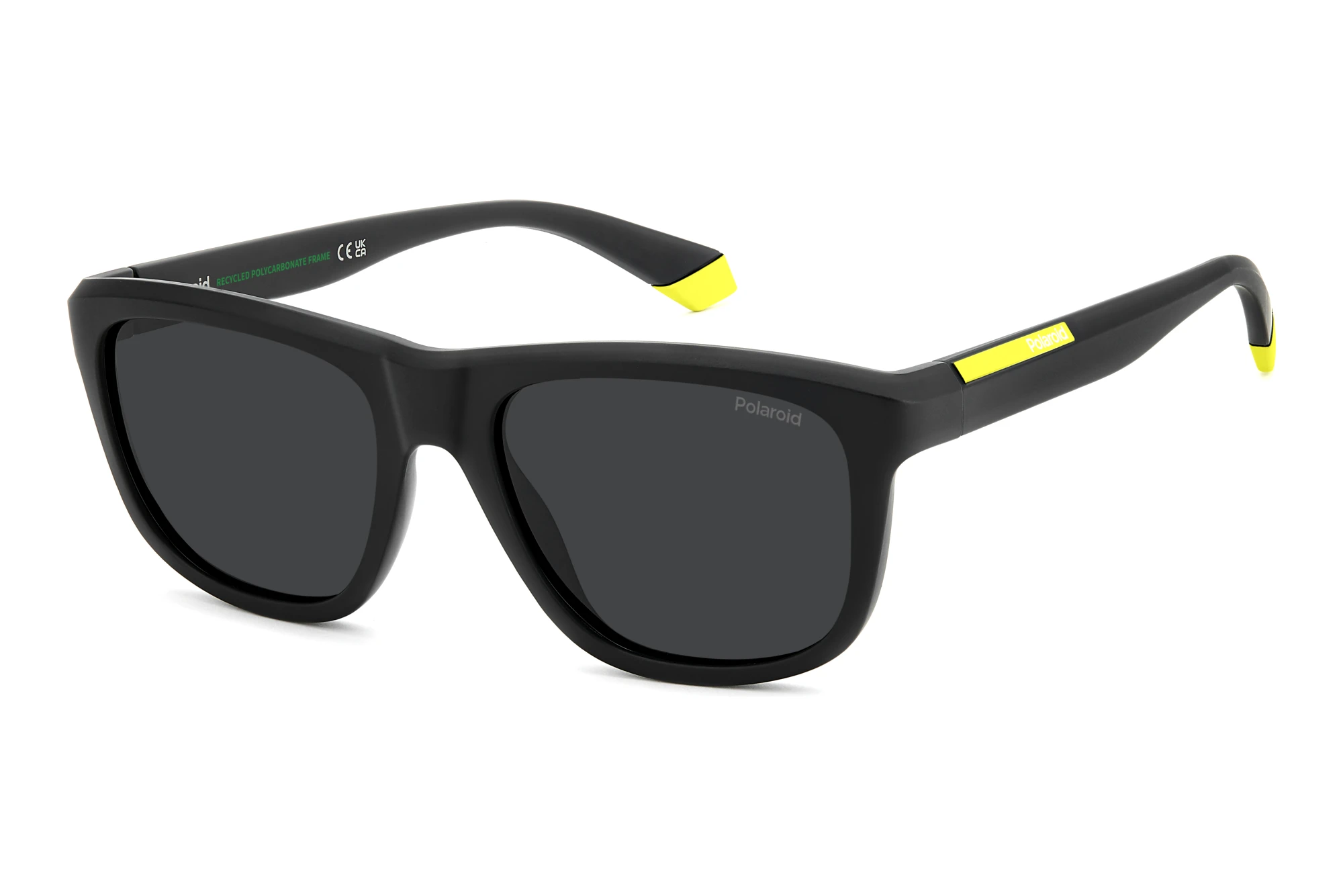 Polaroid   PLD 2163/S PGC/M9 GREY POLARIZEDMATTE BLACK YELLOW