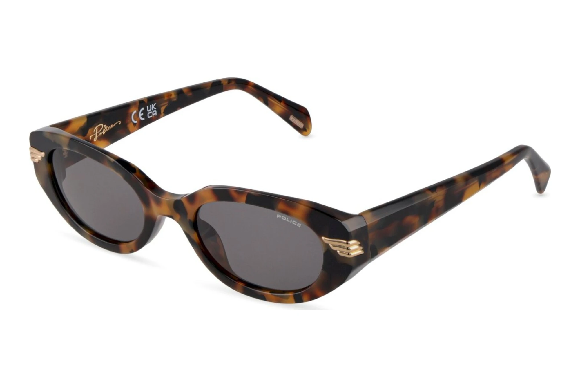 Police   SPLU05 08XW SMOKESHINY MEDIUM HAVANA