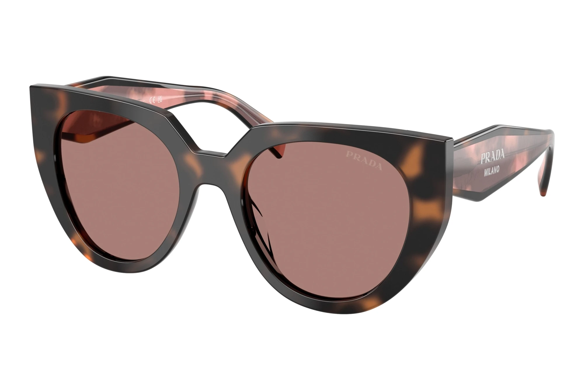 Prada   PR 14WS 23A60B Light BrownMauve Tortoise