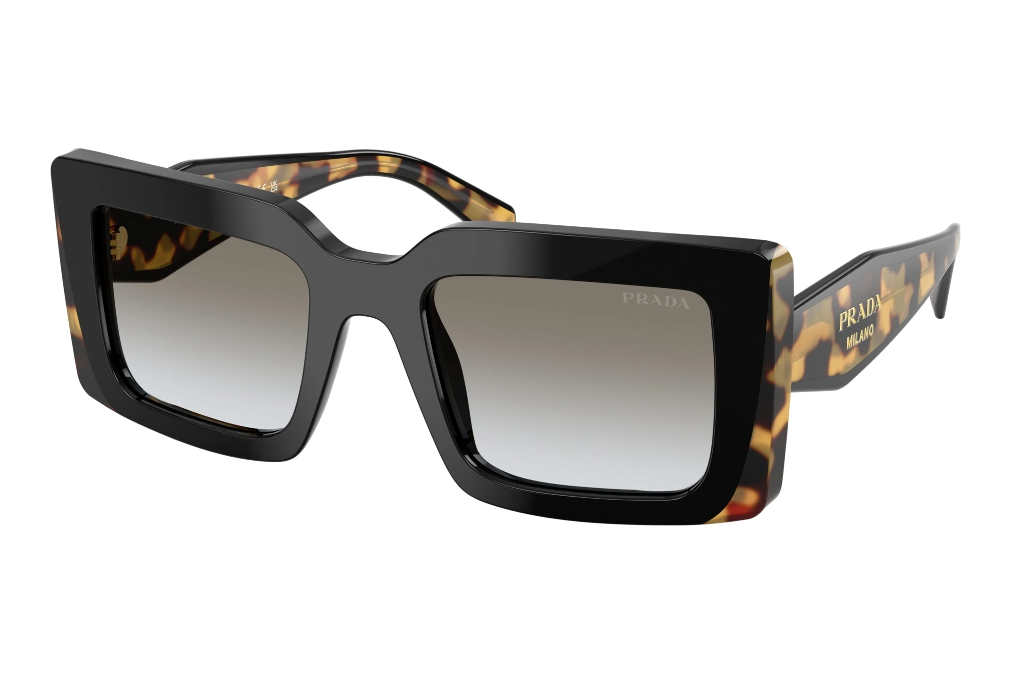 Prada   PR D01S 0CD80L Grey GradientBlack/Medium Tortoise