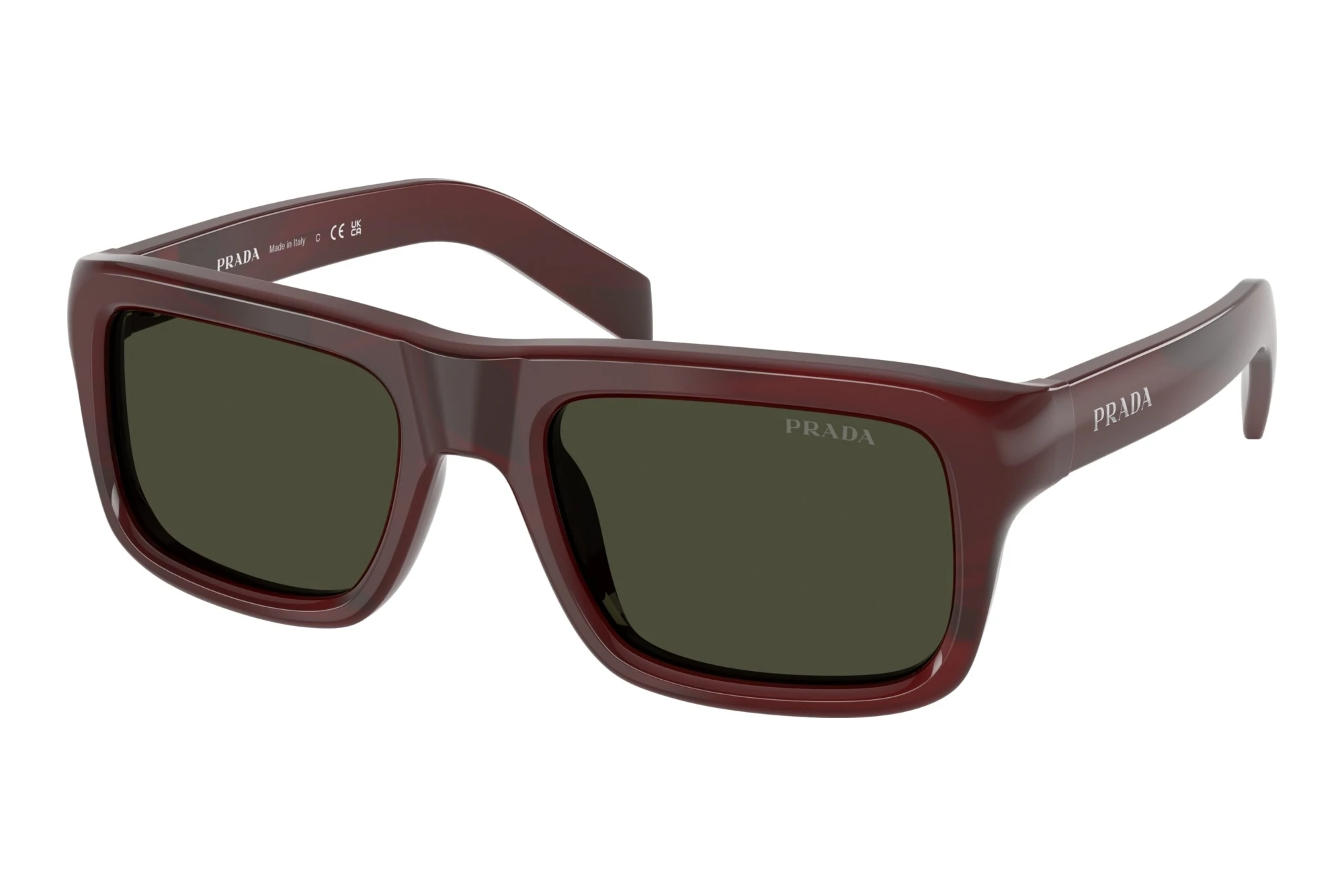Prada   PR D11S 25J50X Dark GreenPomegranate Tortoise