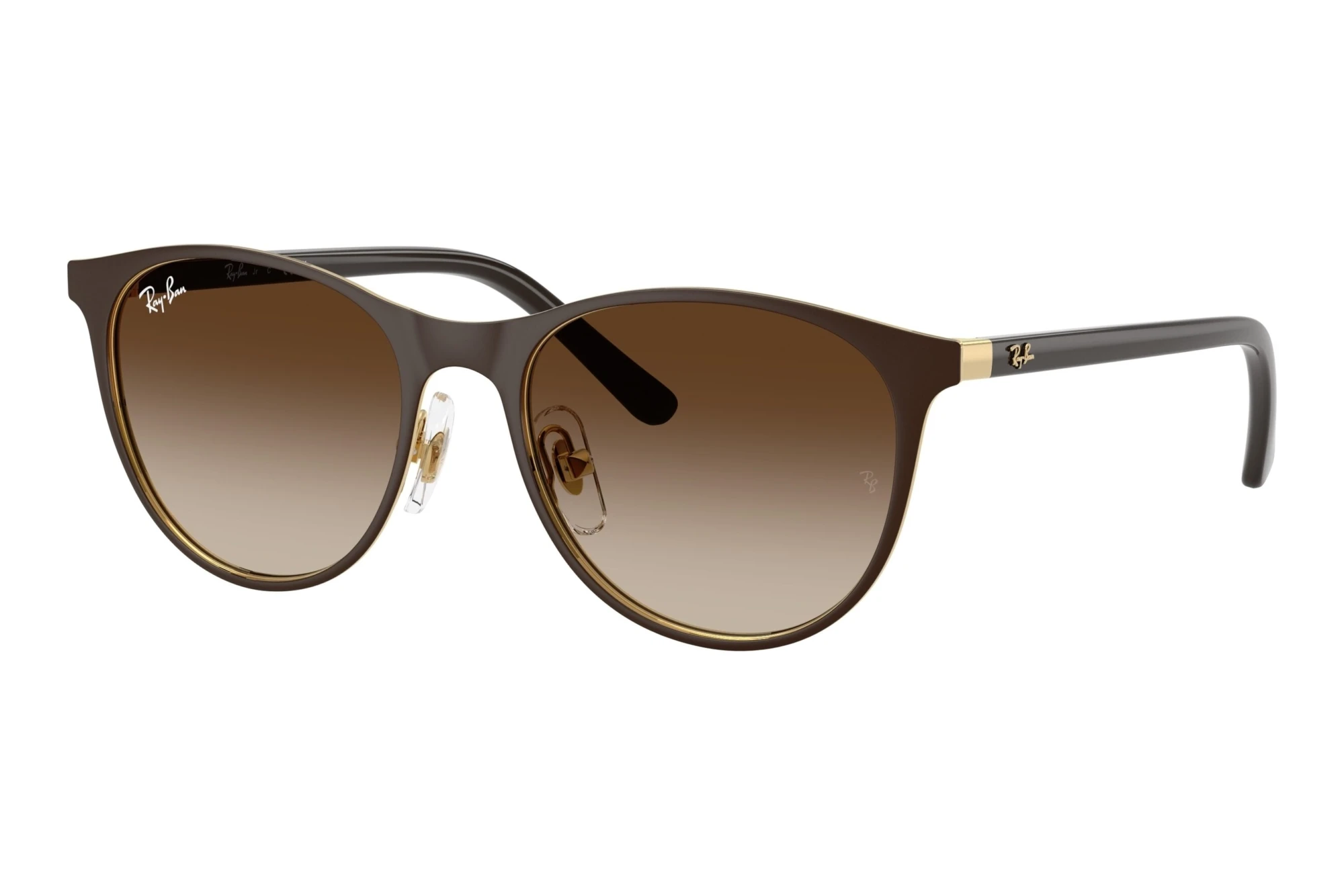 Ray-Ban Kids   RJ9552S 297/13 Gradient BrownMatte Brown On Arista Gold