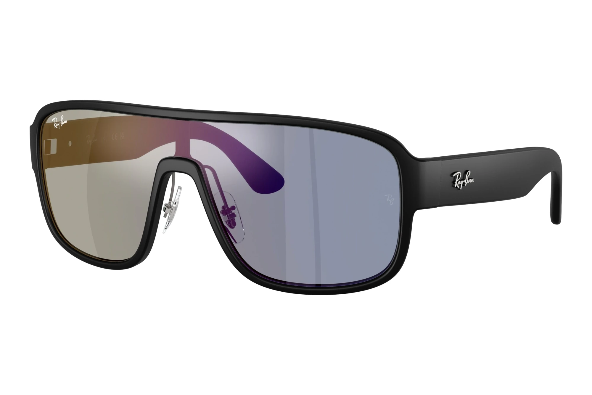 Ray-Ban   RB2229 901SB2 Dark Blue Mirror VioletMatte Black