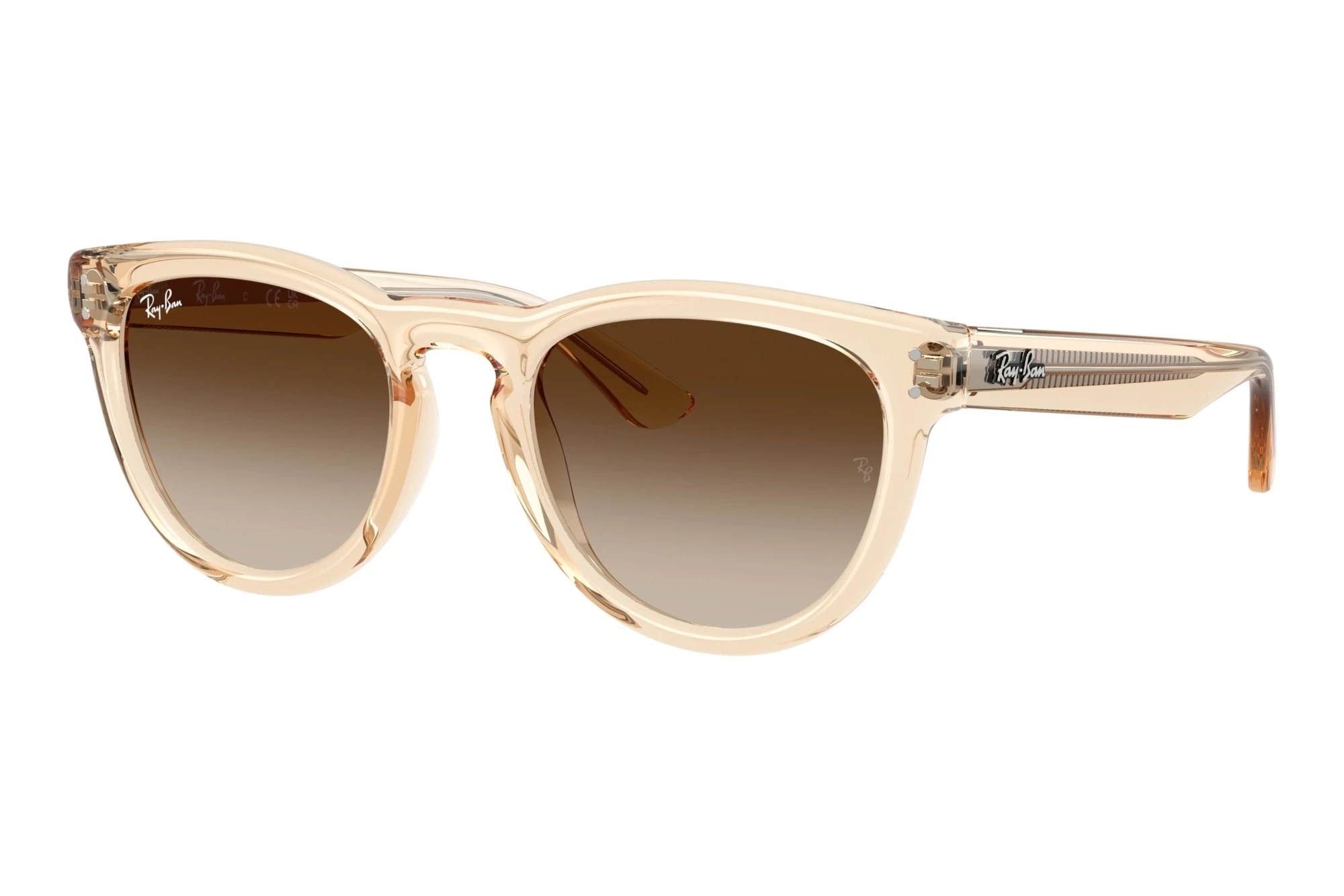 Ray-Ban   RB2237 690213 Light Brown Gradient Dark BrowTransparent Nude