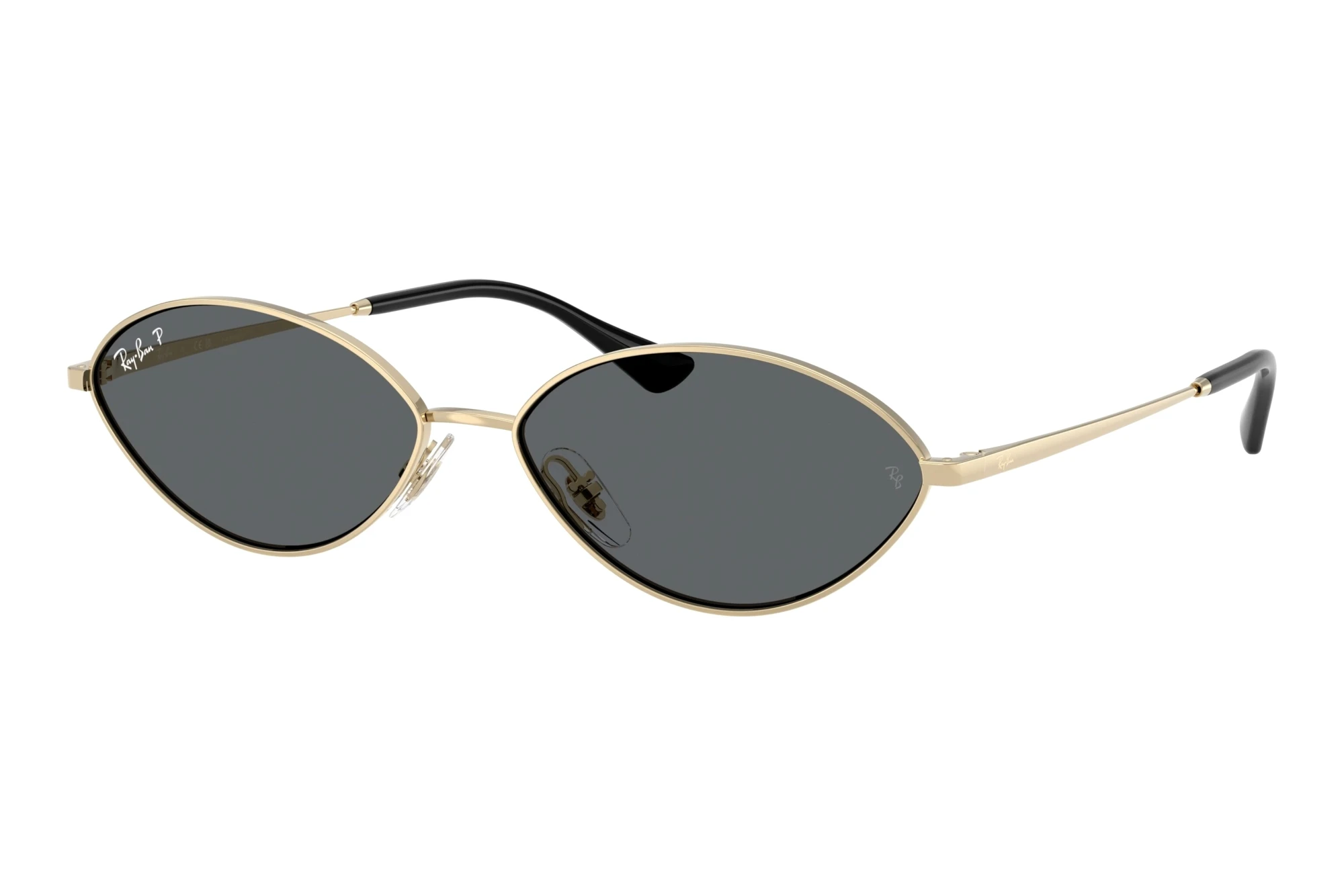 Ray-Ban   RB3757 921381 Dark Grey PolarPale Gold