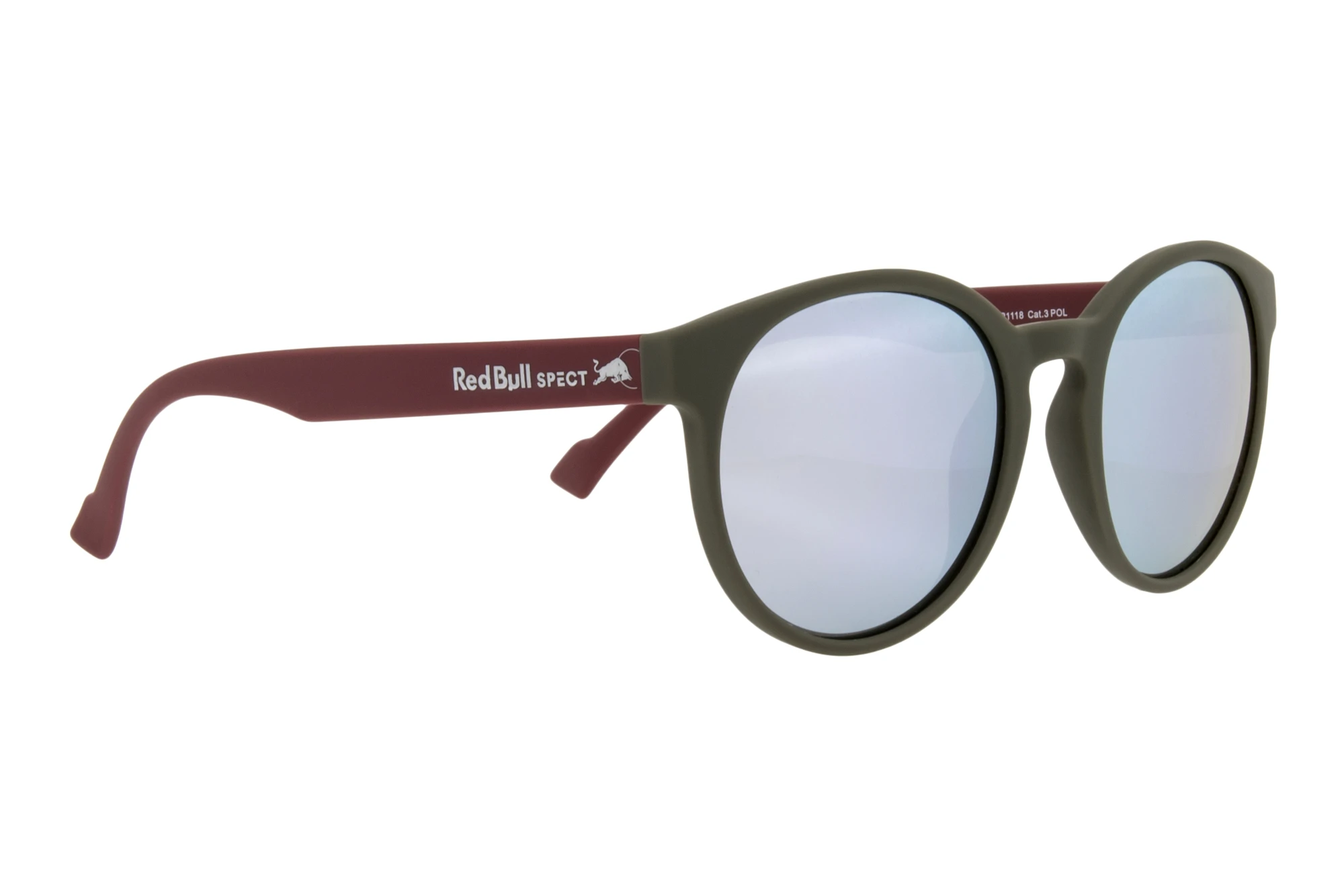 Red Bull SPECT   LACE 006P smoke with silver mirror POLolive green