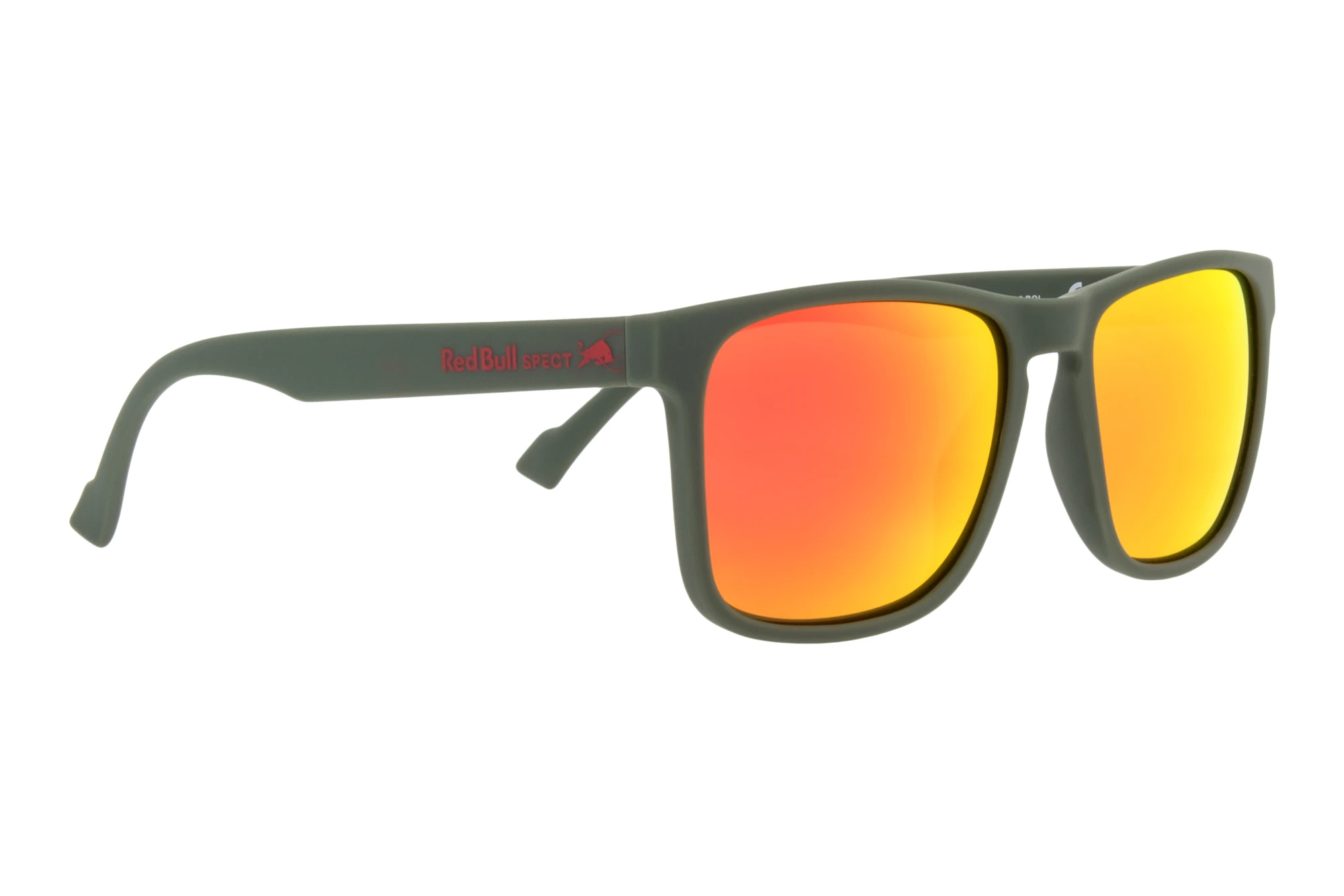 Red Bull SPECT   LEAP 006P brown with red mirror POLolive green