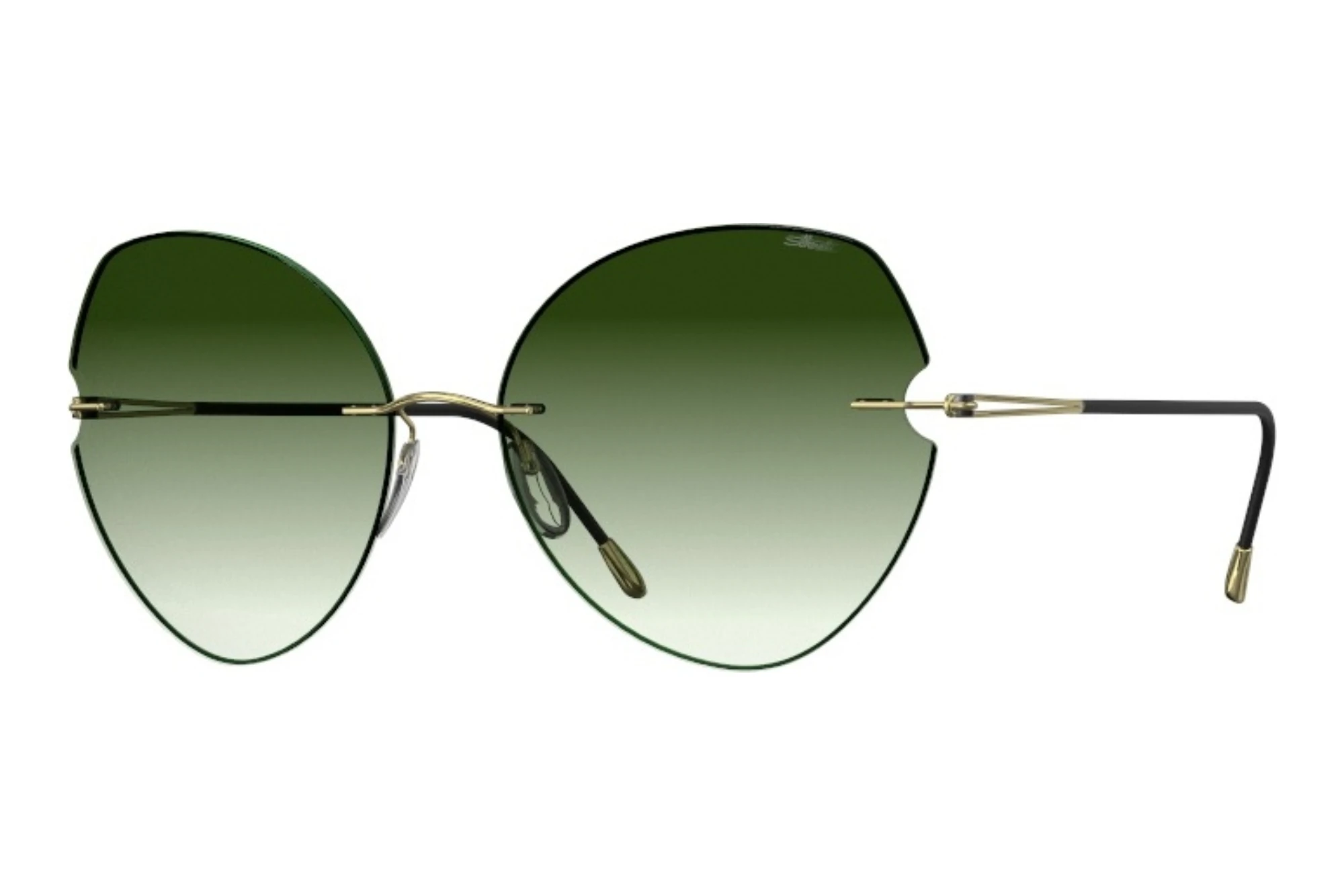 Silhouette   8182 8540 greenMat Gold