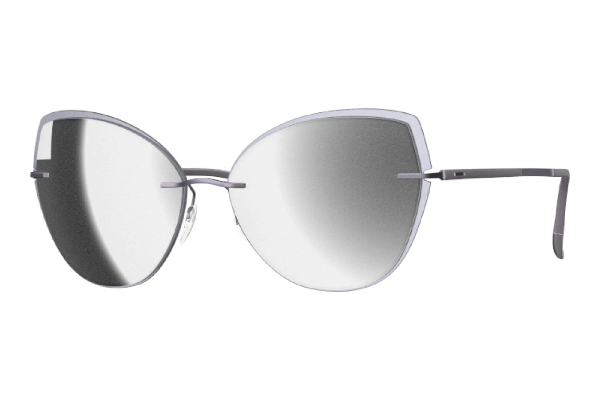 Silhouette   8188 4040 blackSLM Silver Mirror Gradient