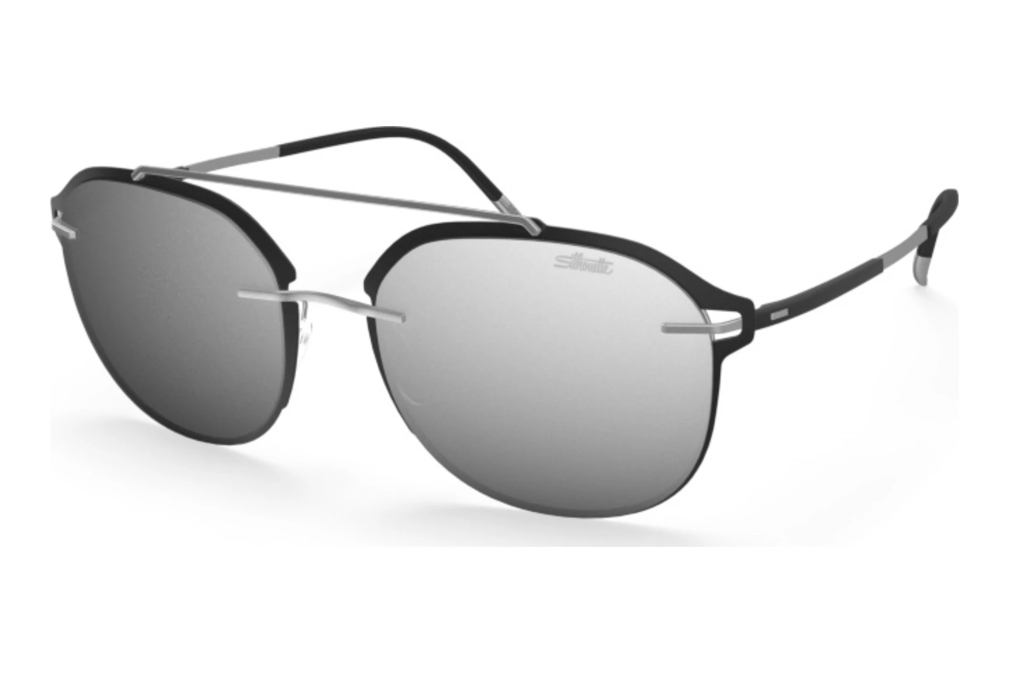 Silhouette   8730 9110 blackSLM Silver Mirror Gradient