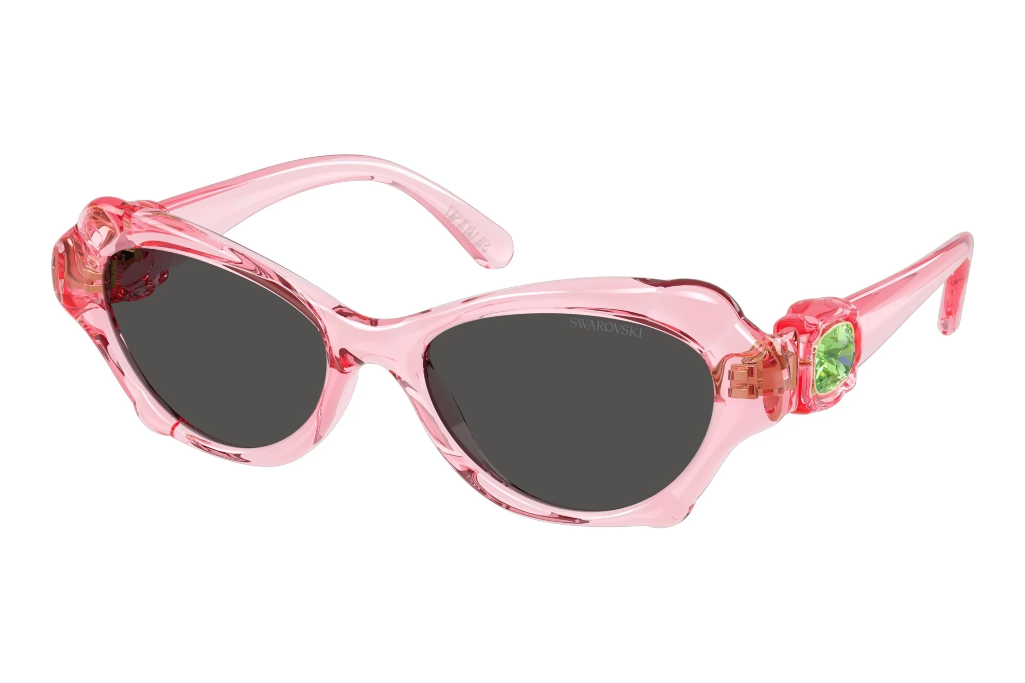 Swarovski   SK6050 108887 Dark GreyTransparent Pink