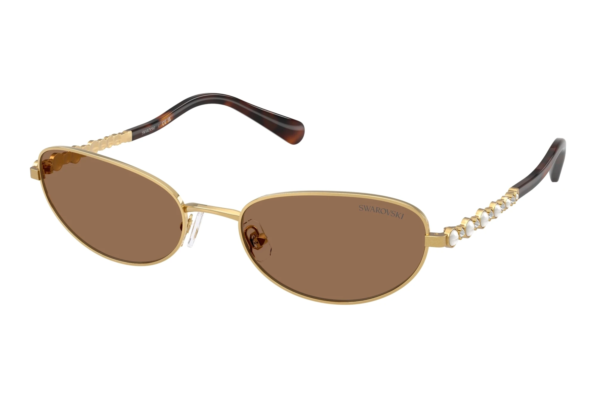 Swarovski   SK7044 400473 Dark BrownGold