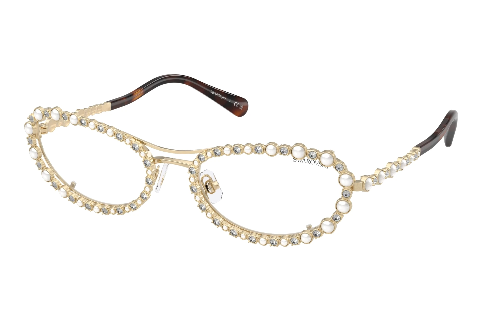 Swarovski   SK7044 4013SB Blue-Violet Light FilterPale Gold