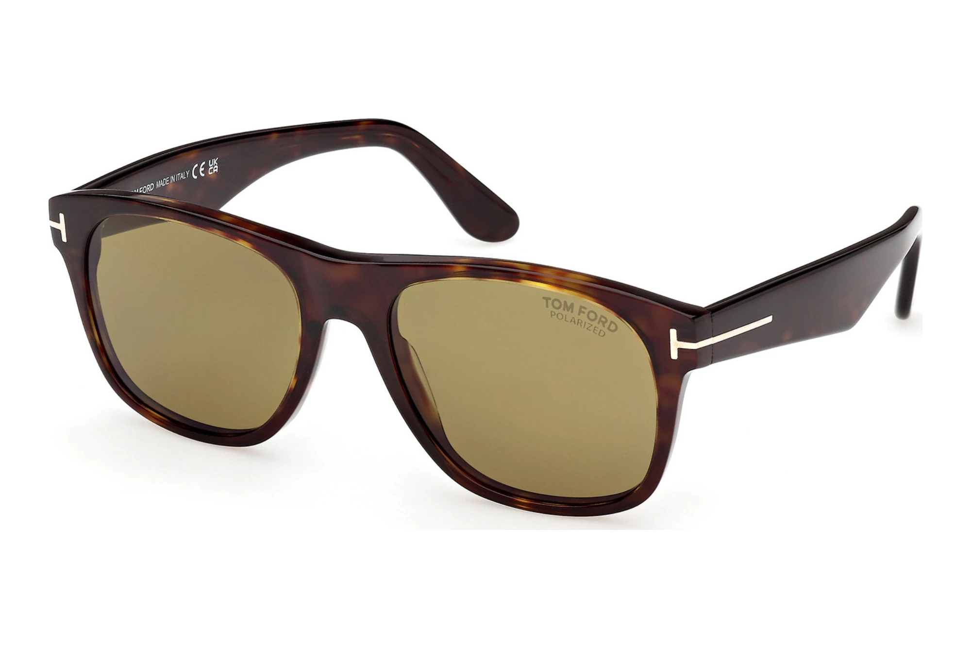 Tom Ford   FT1284 52R grün polarieisrendDunkel Havanna