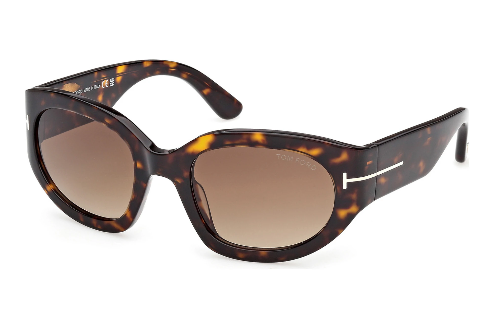 Tom Ford   FT1313 52F braun verlaufendDunkel Havanna