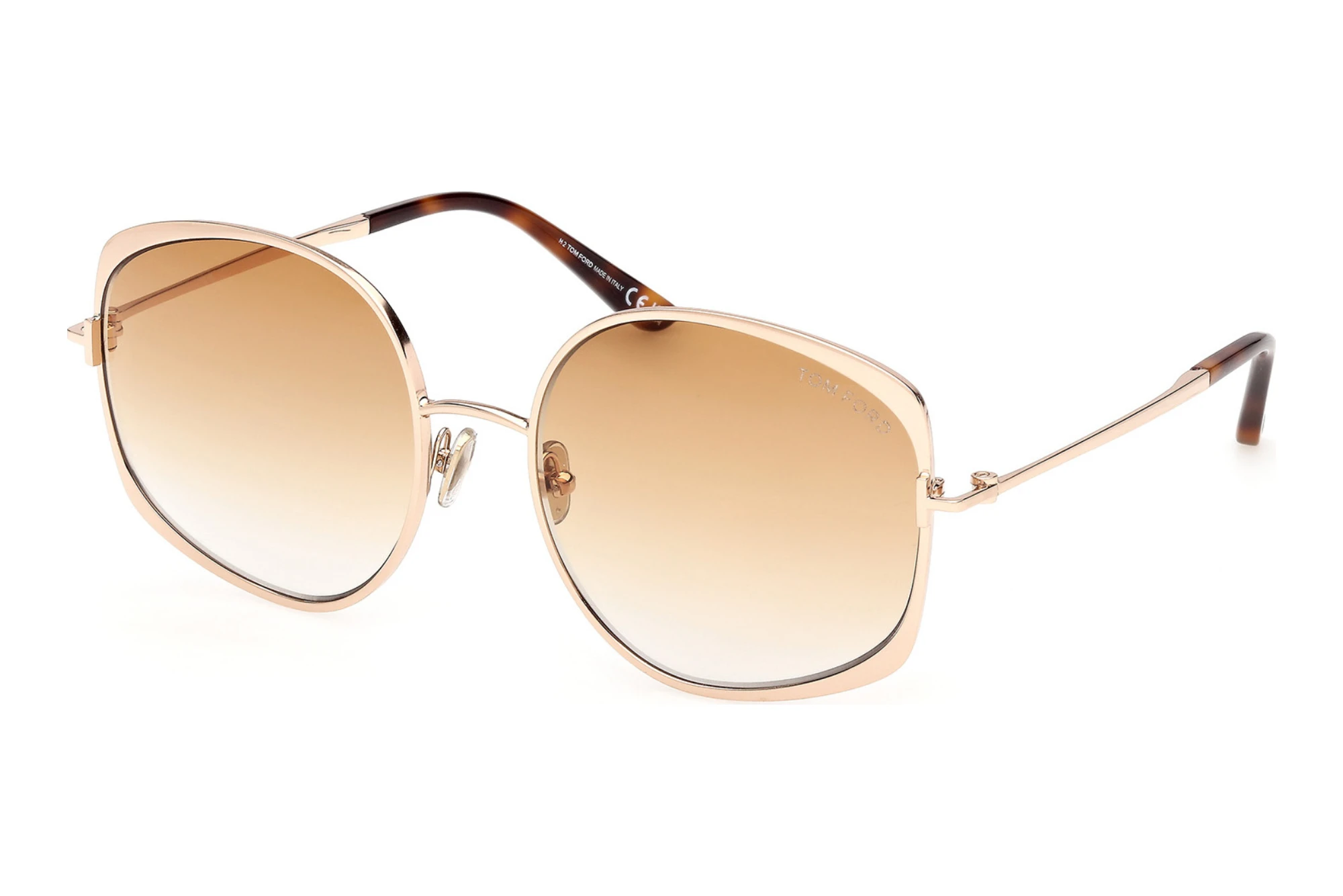 Tom Ford   FT1349 28F braun verlaufendGlänzend Rose Gold