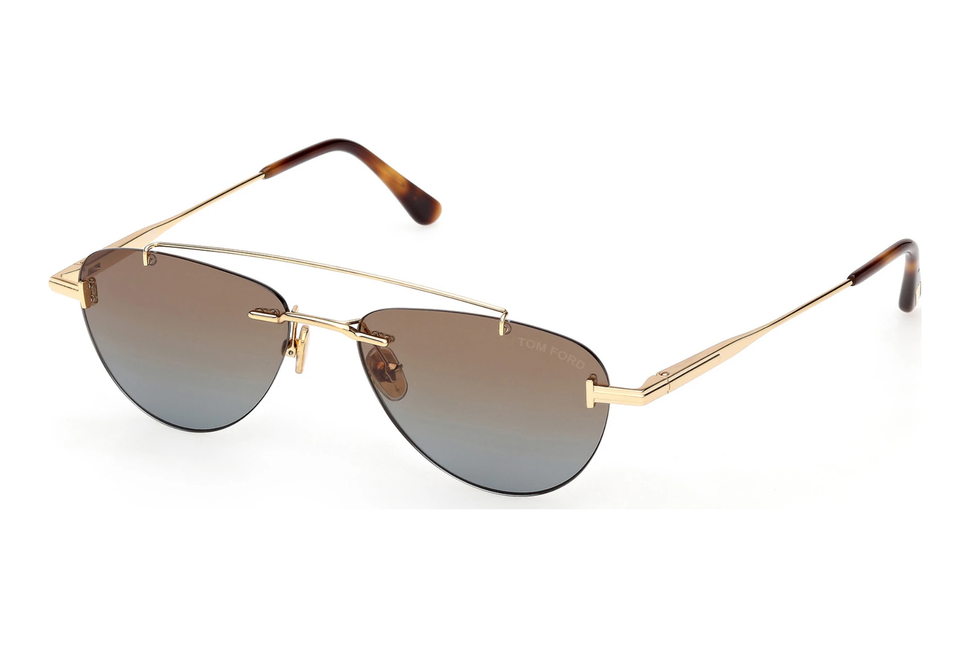 Tom Ford   FT1356 30F braun verlaufendGlänzend Tiefgold