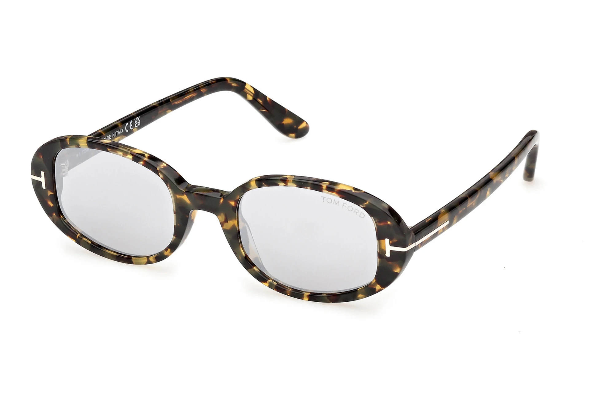 Tom Ford   FT1364 55C grau verspiegeltBunt Havanna