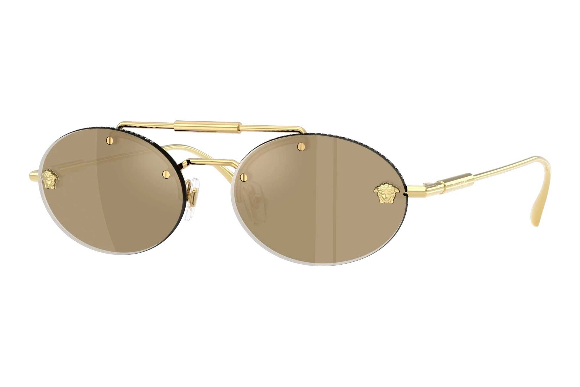 Versace   VE2295 K00303 Clear Mirror Real Yellow GoldGold Plated