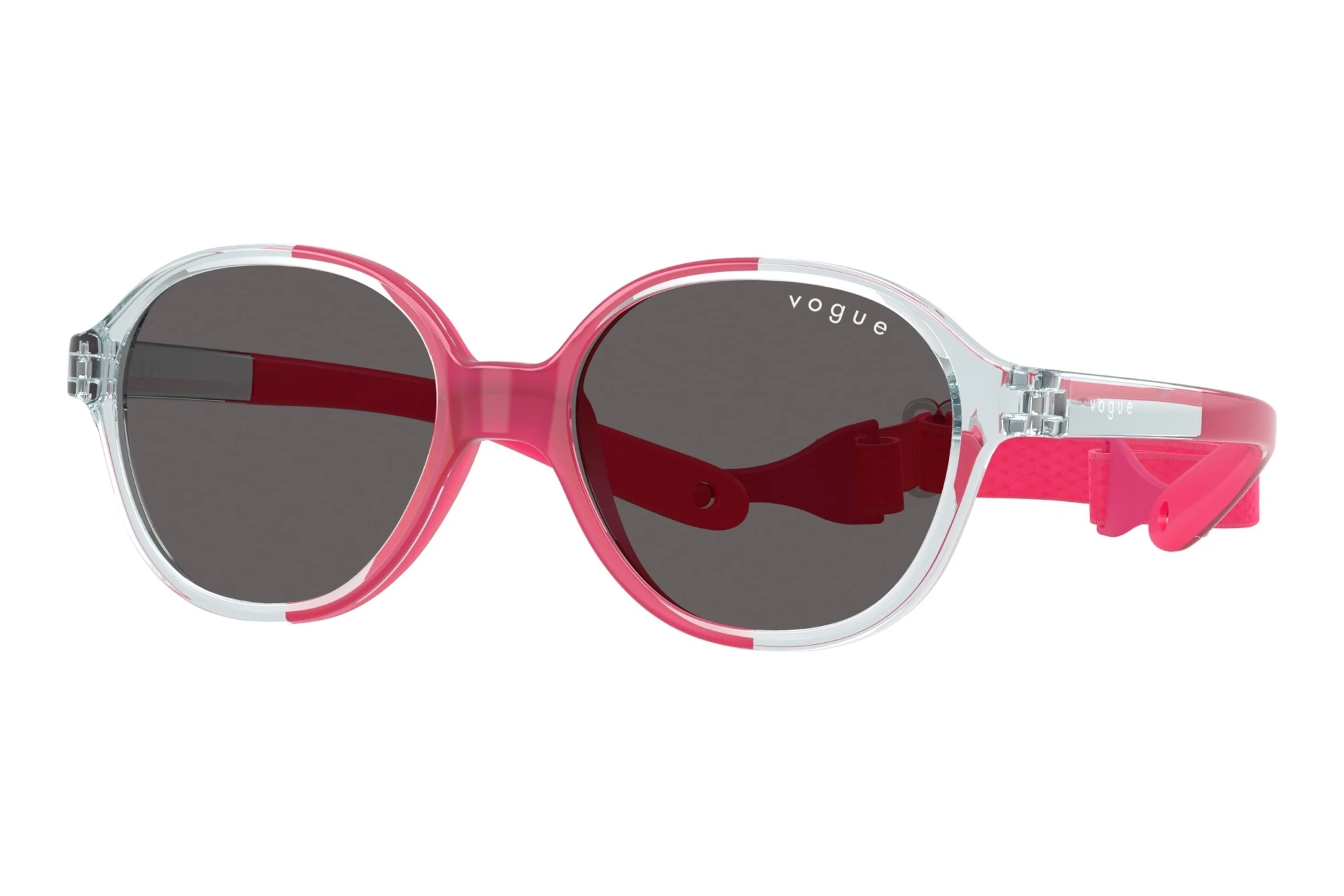 Vogue Eyewear   VJ2012 330187 Black SmokeAzure/Fuchsia Rubber