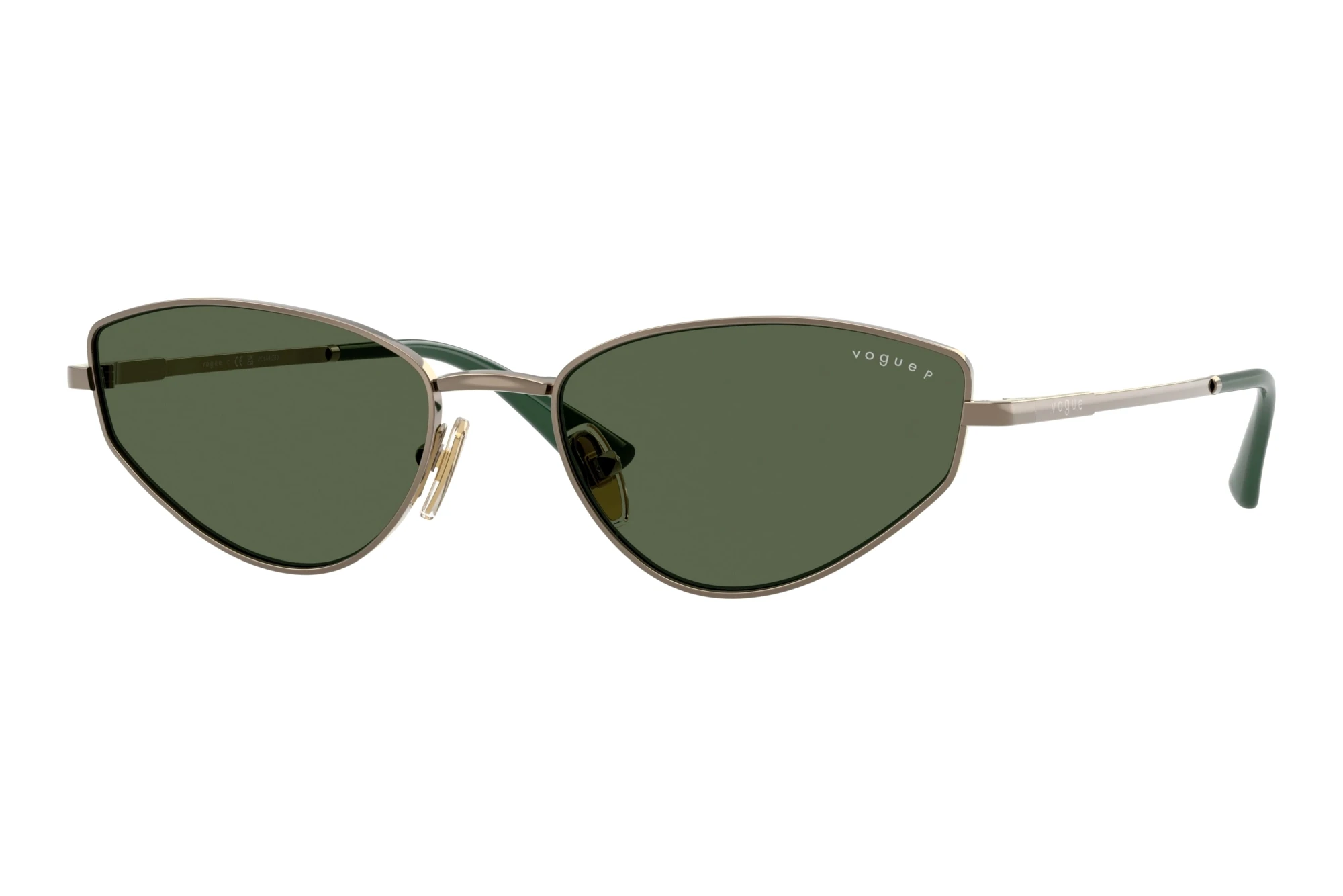 Vogue Eyewear   VO4339S 51389A Dark Green PolarizedLight Brown