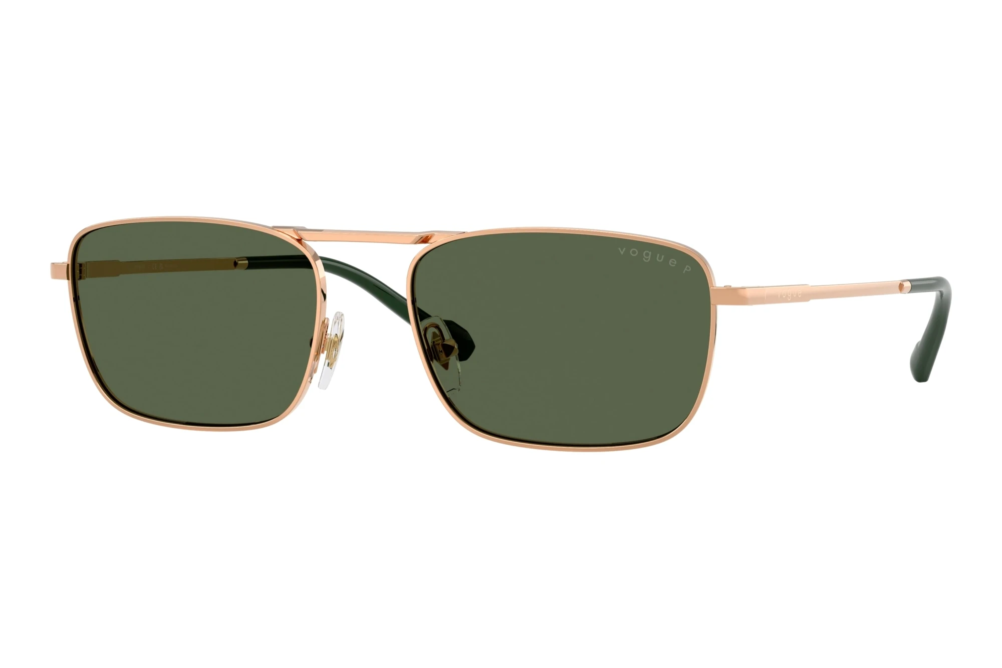 Vogue Eyewear   VO4346S 51529A Dark Green PolarizedRose Gold