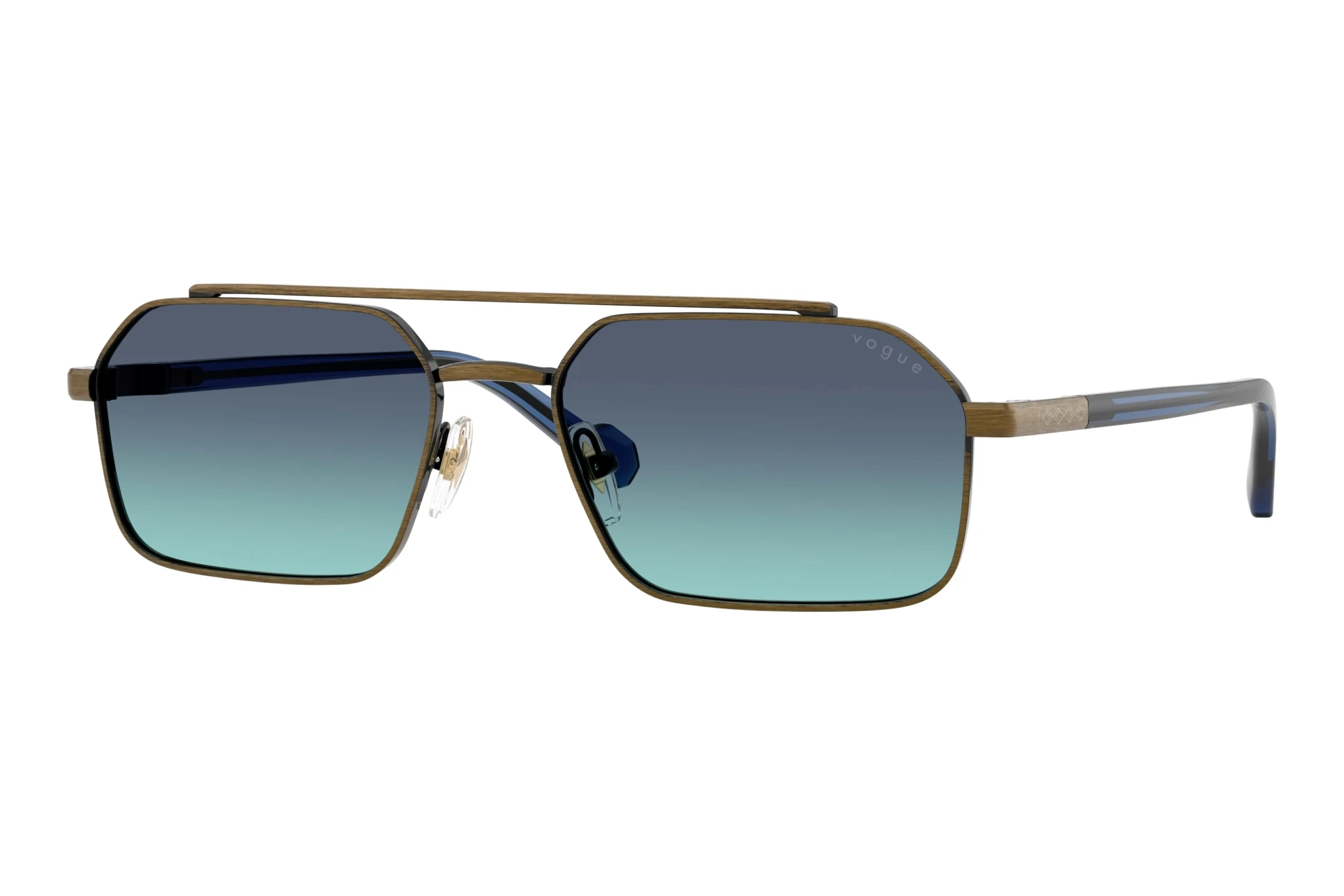 Vogue Eyewear   VO4356S 51374S Azure Gradient Dark BlueAntique Gold