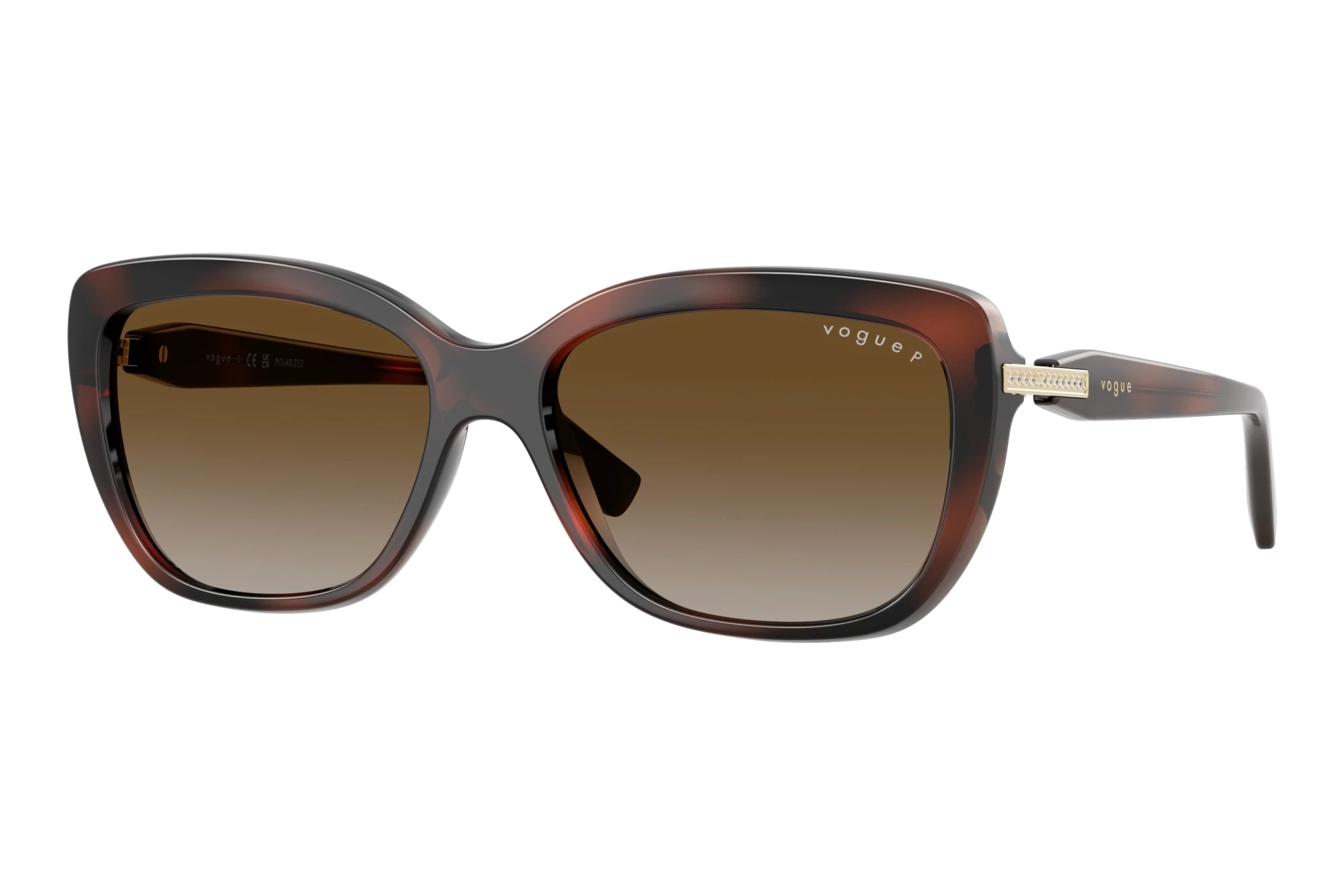 Vogue Eyewear   VO5678SB 2386T5 Grey Gradient Brown PolarizedBrown Havana