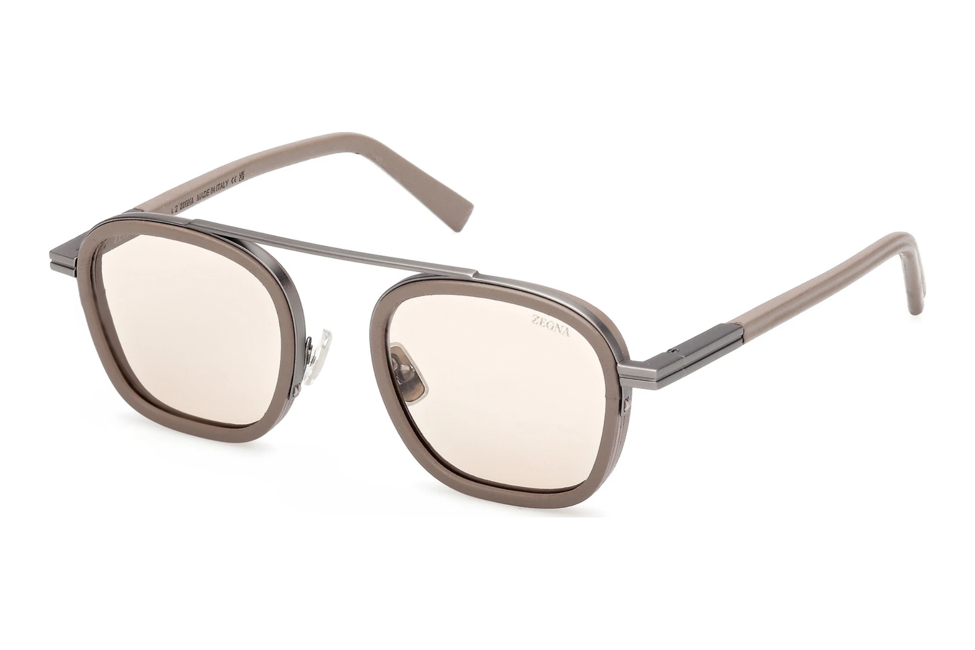 Zegna   EZ0278 57E braunGlänzend Beige