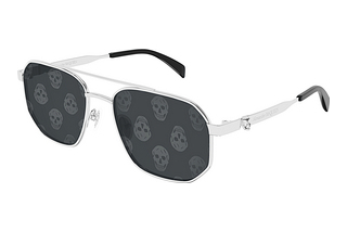 Alexander McQueen AM0458S 004 SILVER