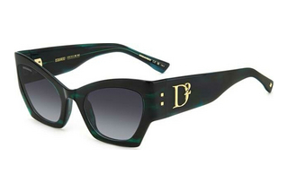 Dsquared2 D2 0132/S 6AK/9O DARK GREY SHADEDGRÜN