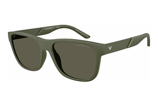 Emporio Armani EA4243 618471 Dark BrownMatte Green