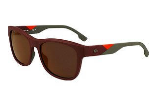 Lacoste L6043S 601 RED MATTE BURGUNDY/ORANGE MIRROR