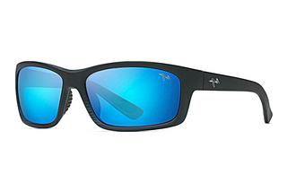 Maui Jim Kanaio Coast B766-08C Blue HawaiiMatte Trans. Blue Black Stripe