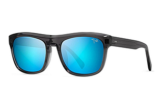 Maui Jim S-Turns B872-14 Blue HawaiiDark Translucent Grey