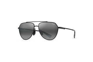 Maui Jim Waiwai 634-02 Neutral GreyMatte Black w/Grey