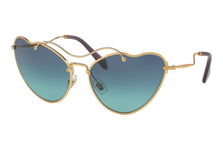 Miu Miu MU 55RS 7OE5R2 AZURE GRADIENT DARK BLUEANTIQUE GOLD