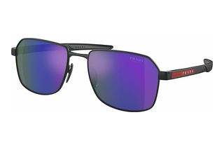 Prada Linea Rossa PS 54WS DG005U Dark Blue Violet MirrorBlack Rubber