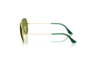 Vista laterale Ray-Ban AVIATOR LARGE METAL (RB3025 - 001/4E)