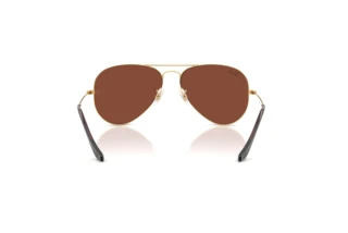 Vista posteriore Ray-Ban AVIATOR LARGE METAL (RB3025 - 001/C5)
