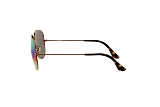 Vista laterale Ray-Ban AVIATOR LARGE METAL (RB3025 - 9018C3)