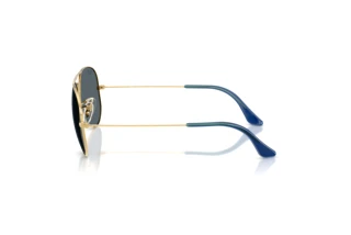 Vista laterale Ray-Ban AVIATOR LARGE METAL (RB3025 - 9278R5)