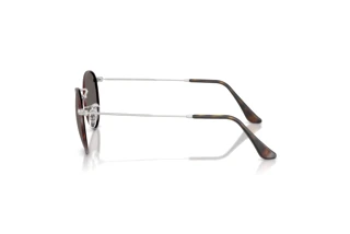 Vista laterale Ray-Ban ROUND METAL (RB3447 - 9277B1)