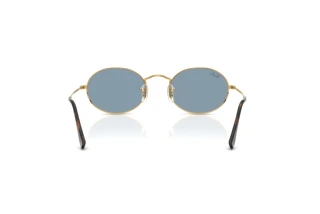 Vista posteriore Ray-Ban OVAL (RB3547 - 001/56)