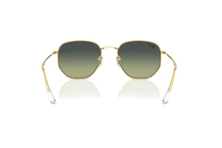 Vista posteriore Ray-Ban HEXAGONAL (RB3548 - 001/BH)