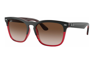 Ray-Ban RB4487 663113 BrownGrey On Transparent Red