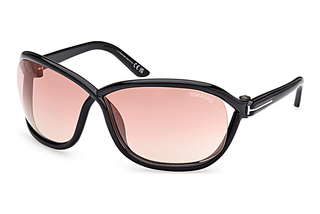 Tom Ford FT1069 01Z violett verspiegeltGlänzend Schwarz